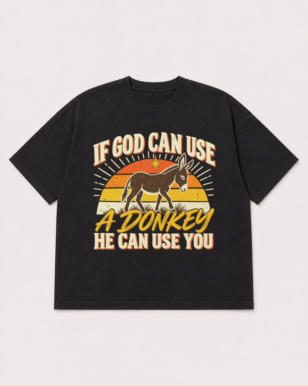 Mockup Boxy Heavyweight Tee Black product