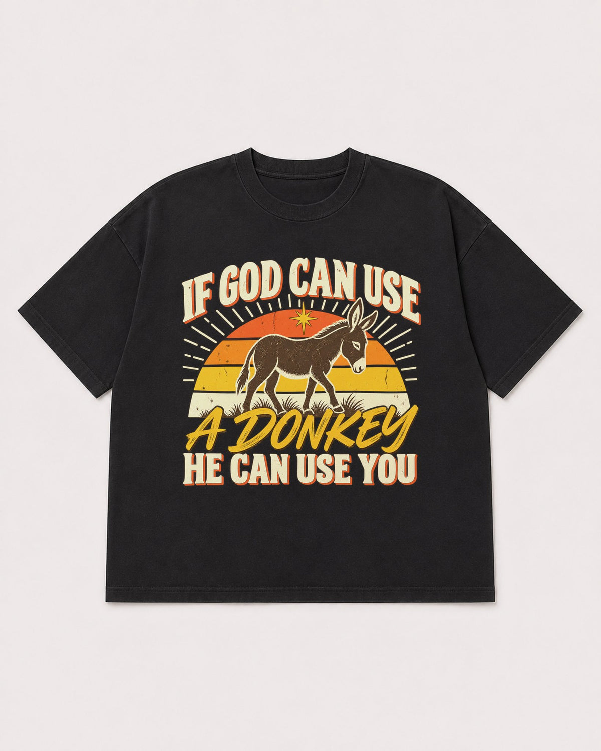 Mockup Boxy Heavyweight Tee Black product