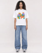 Mockup Boxy Heavyweight Tee White female full-body 10