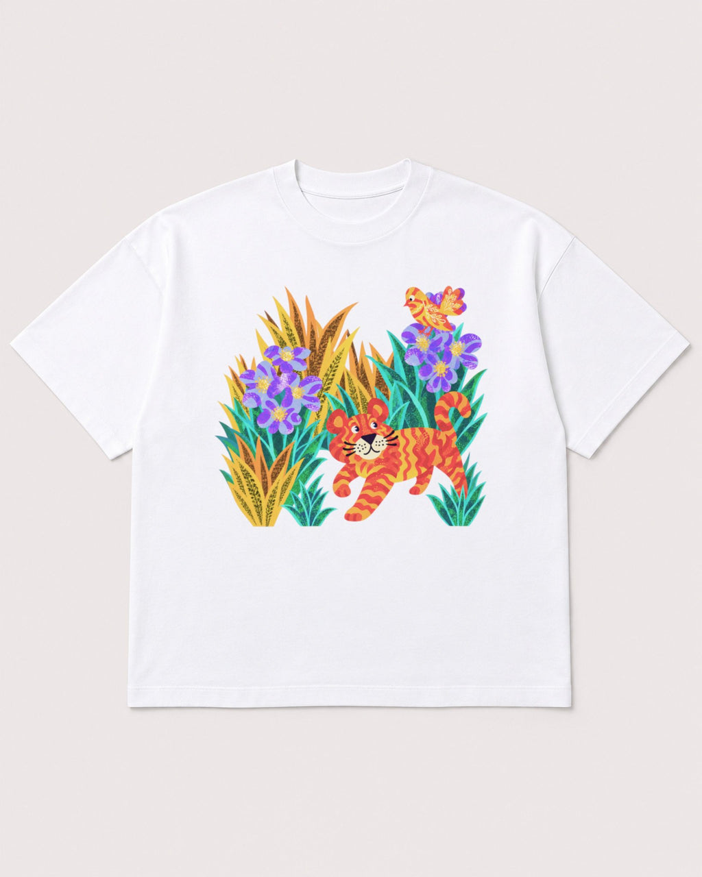 Mockup Boxy Heavyweight Tee White product