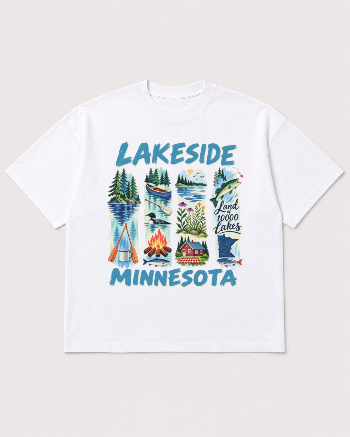 Mockup Boxy Heavyweight Tee White product