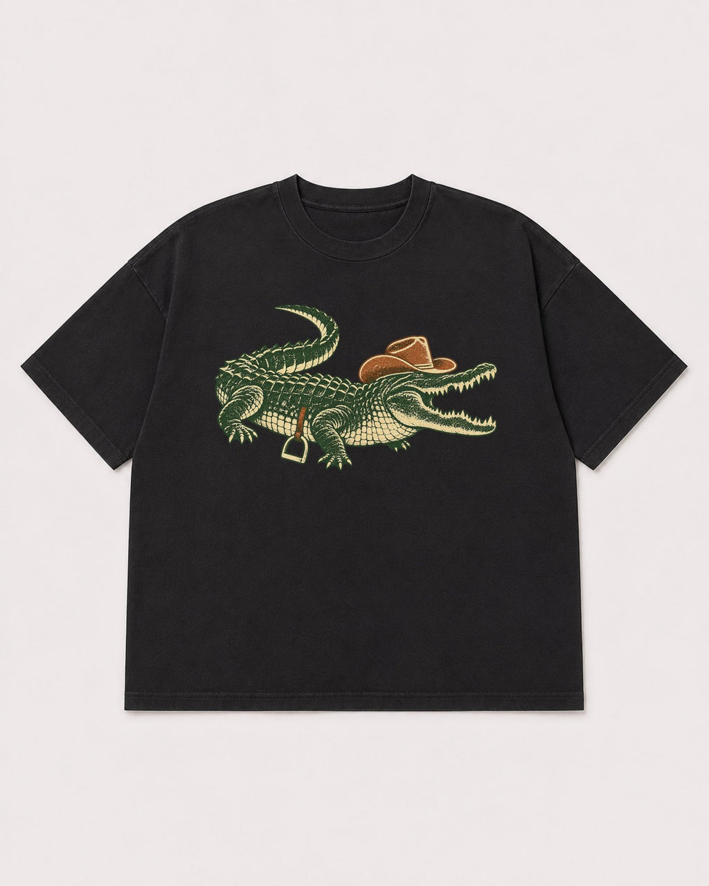 Mockup Boxy Heavyweight Tee Black product