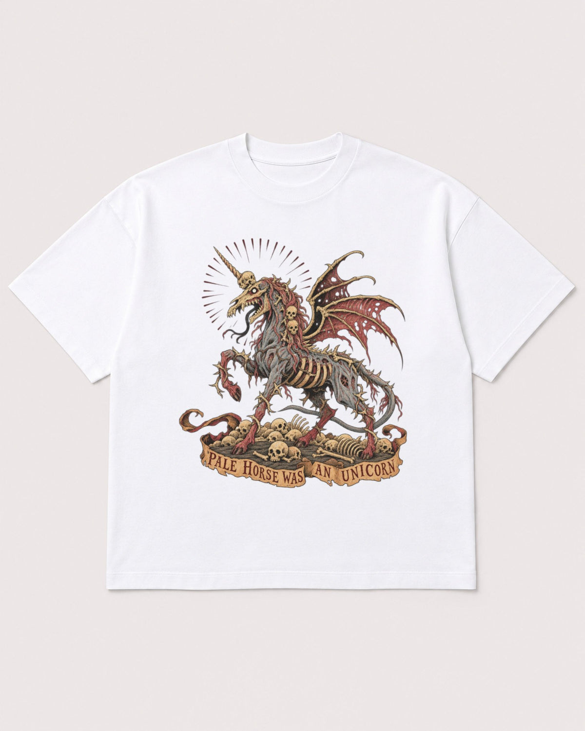 Mockup Boxy Heavyweight Tee White product