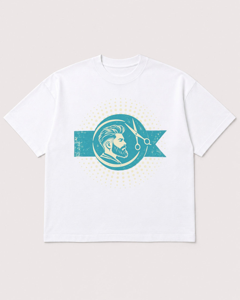 Mockup Boxy Heavyweight Tee White product