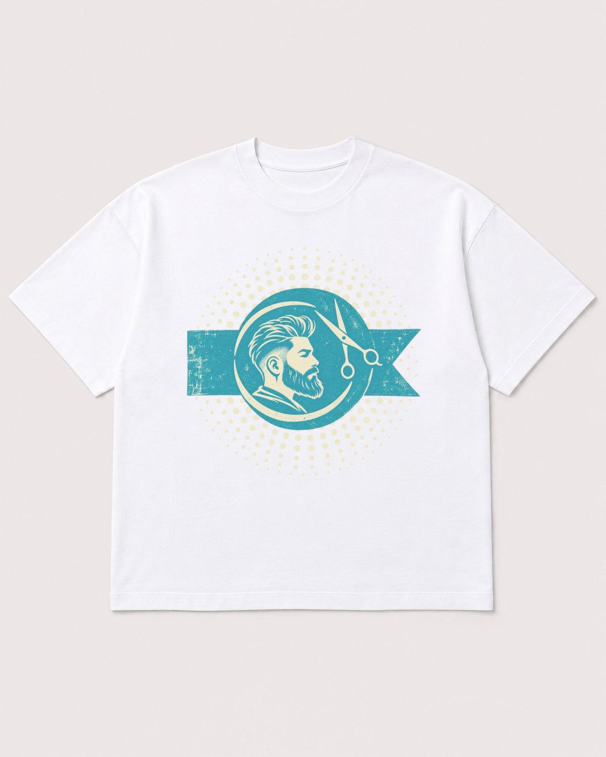 Mockup Boxy Heavyweight Tee White product