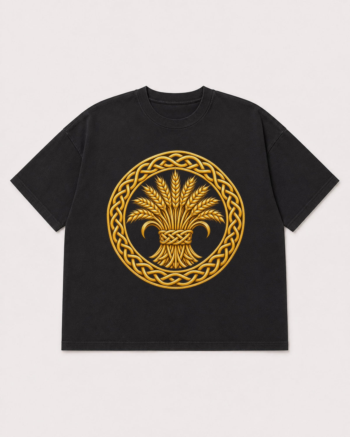 Mockup Boxy Heavyweight Tee Black product