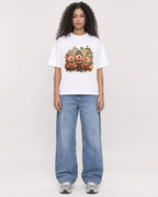 Mockup Boxy Heavyweight Tee White female full-body 10