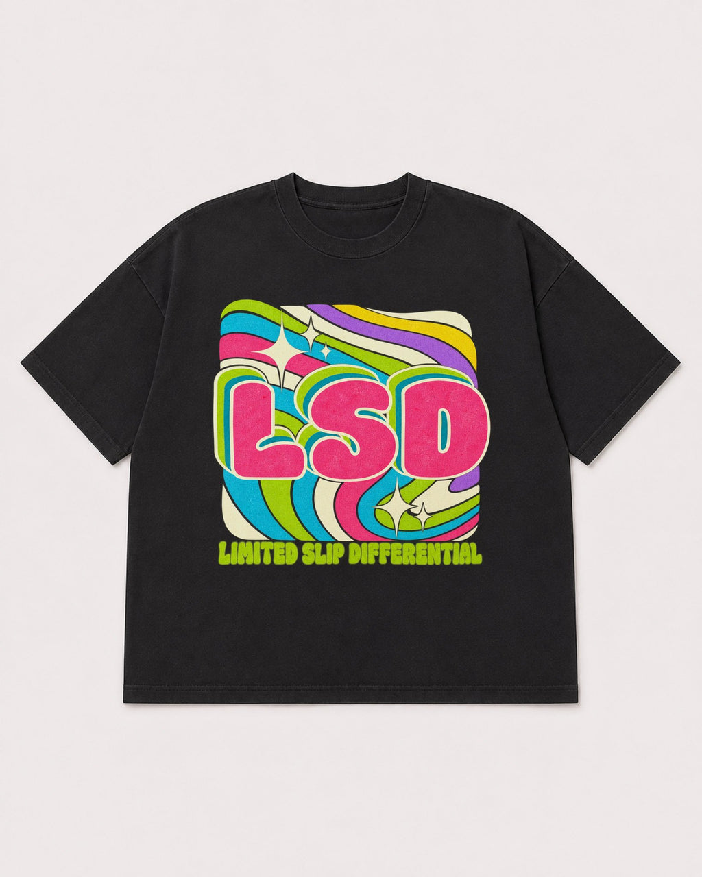 Mockup Boxy Heavyweight Tee Black product