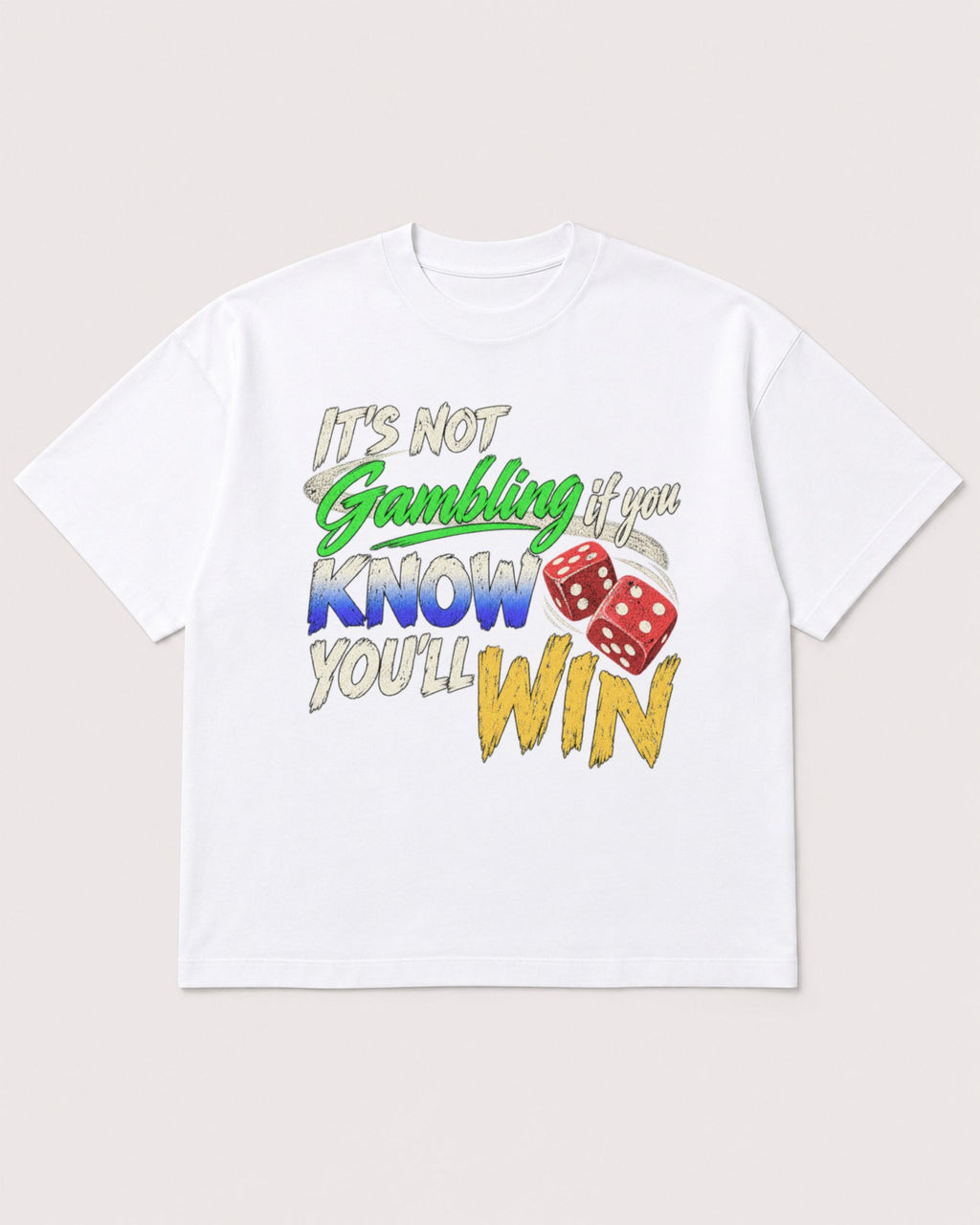 Mockup Boxy Heavyweight Tee White product