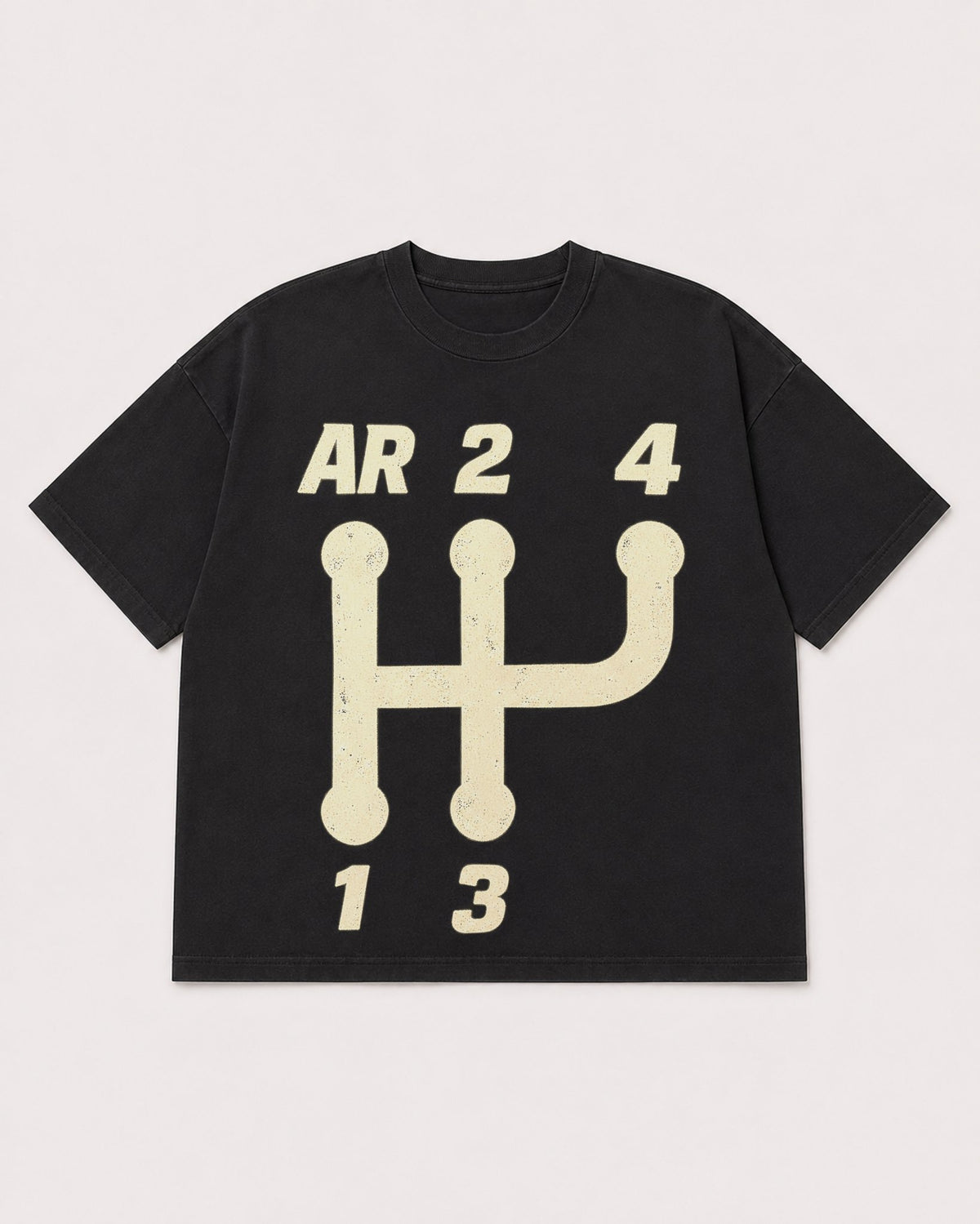 Mockup Boxy Heavyweight Tee Black product