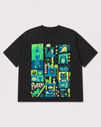 Mockup Boxy Heavyweight Tee Black product