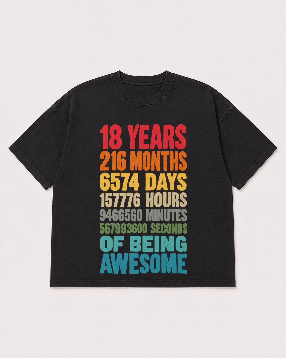 Mockup Boxy Heavyweight Tee Black product