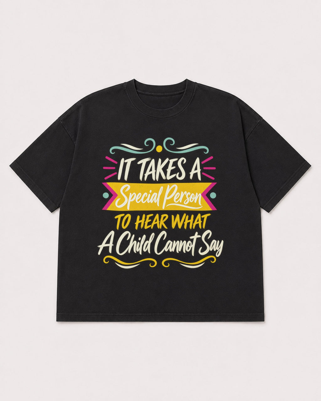 Mockup Boxy Heavyweight Tee Black product