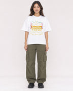 Mockup Boxy Heavyweight Tee White female full-body 02