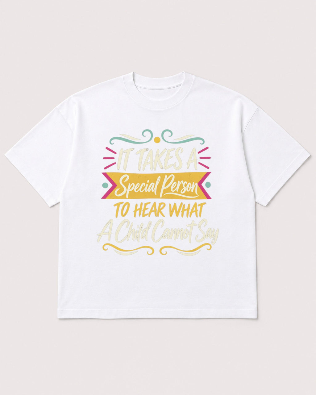 Mockup Boxy Heavyweight Tee White product