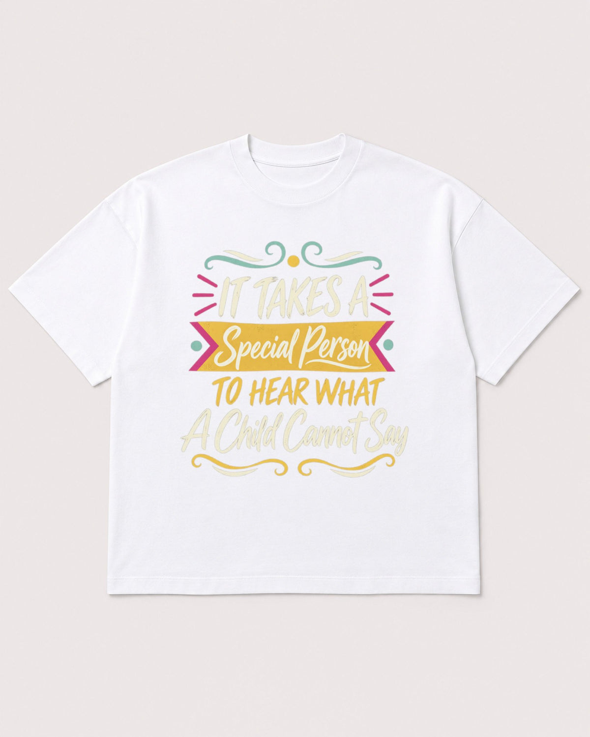 Mockup Boxy Heavyweight Tee White product