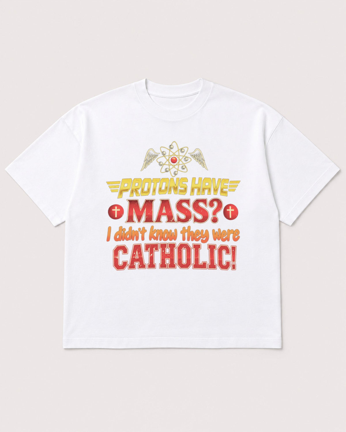Mockup Boxy Heavyweight Tee White product