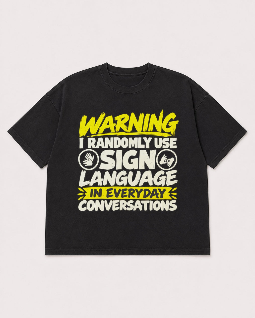 Mockup Boxy Heavyweight Tee Black product