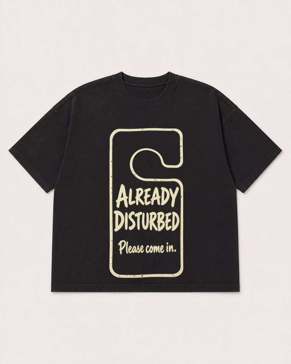 Mockup Boxy Heavyweight Tee Black product