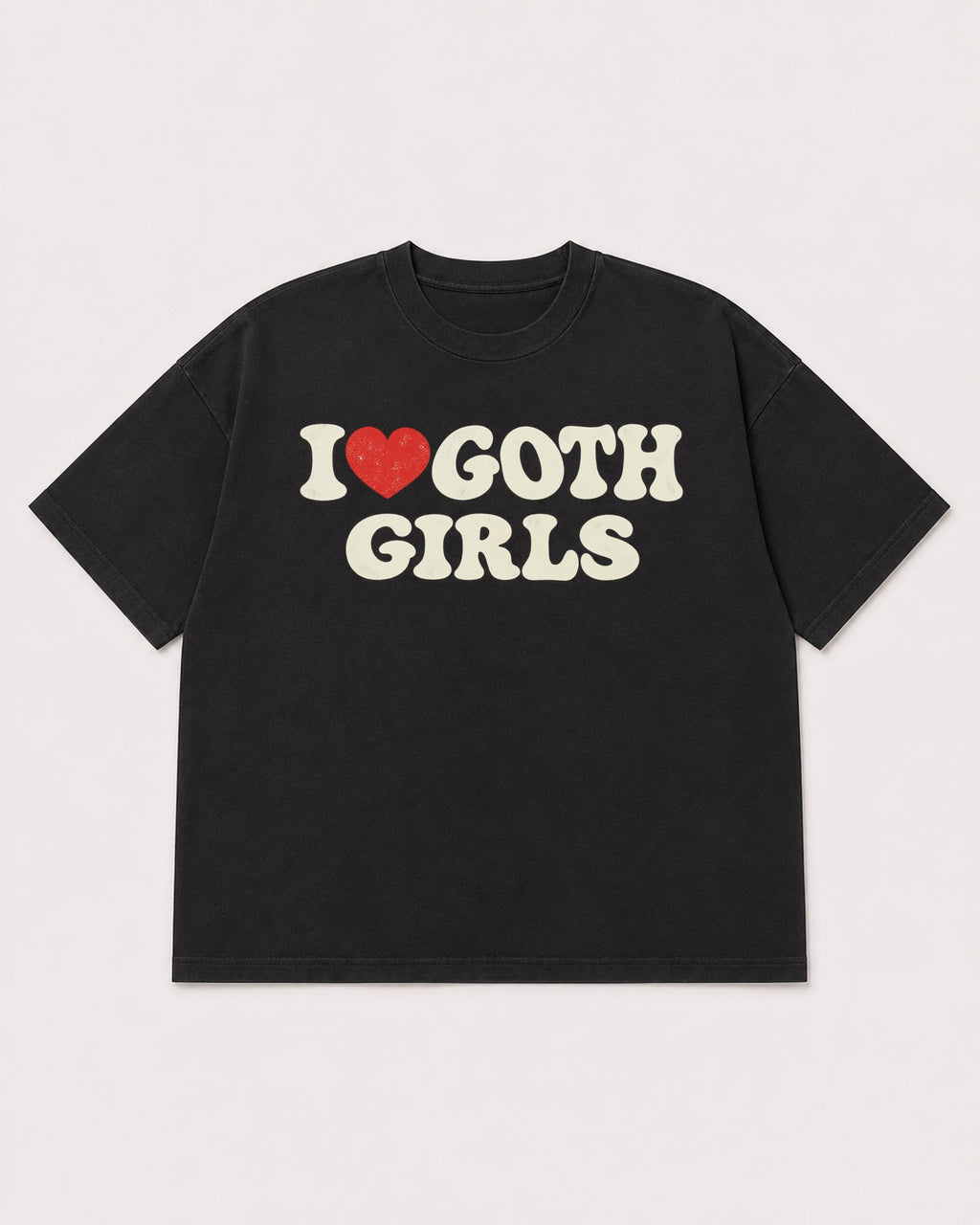 Mockup Boxy Heavyweight Tee Black product