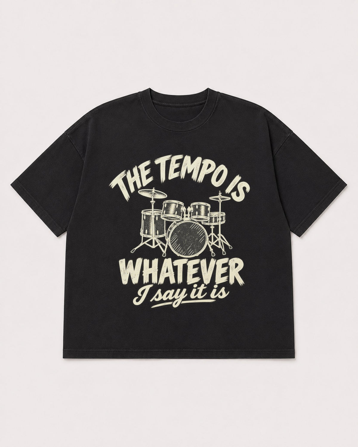 Mockup Boxy Heavyweight Tee Black product