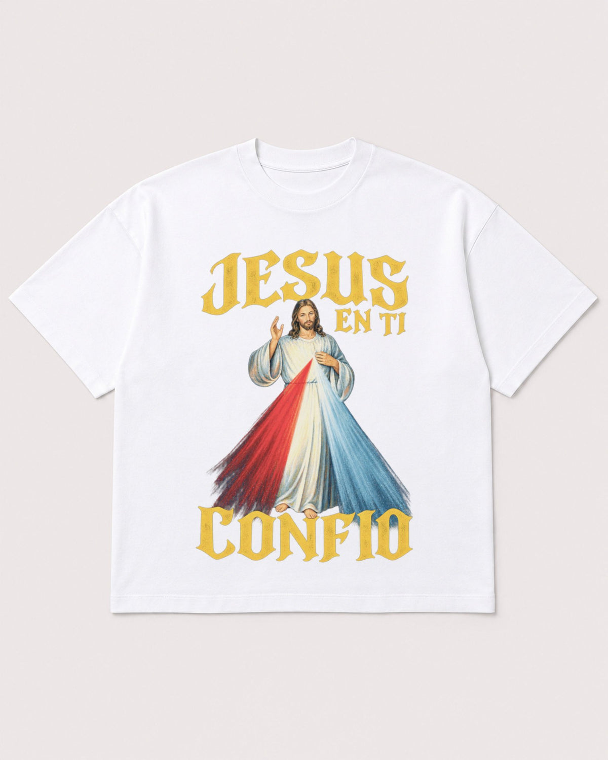 Mockup Boxy Heavyweight Tee White product