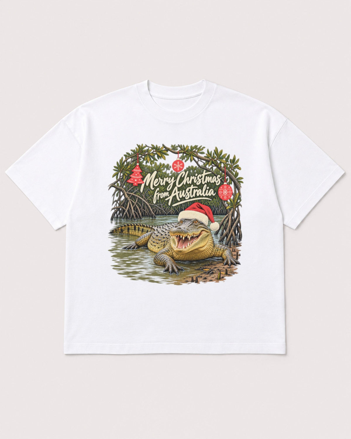 Mockup Boxy Heavyweight Tee White product