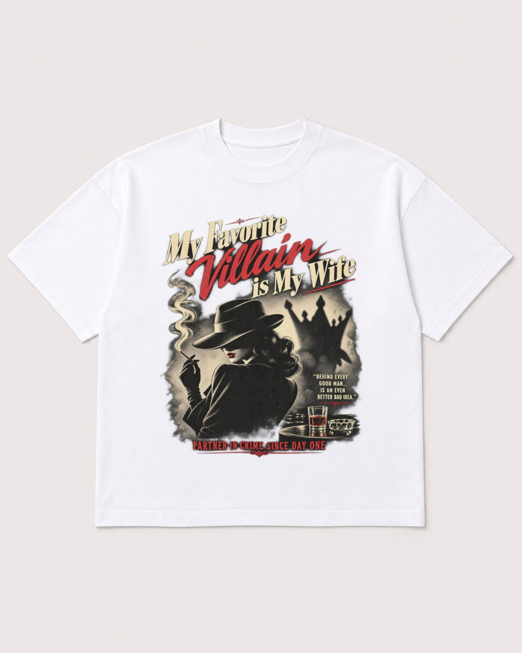 Mockup Boxy Heavyweight Tee White product