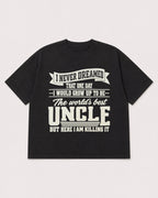 Mockup Boxy Heavyweight Tee Black product