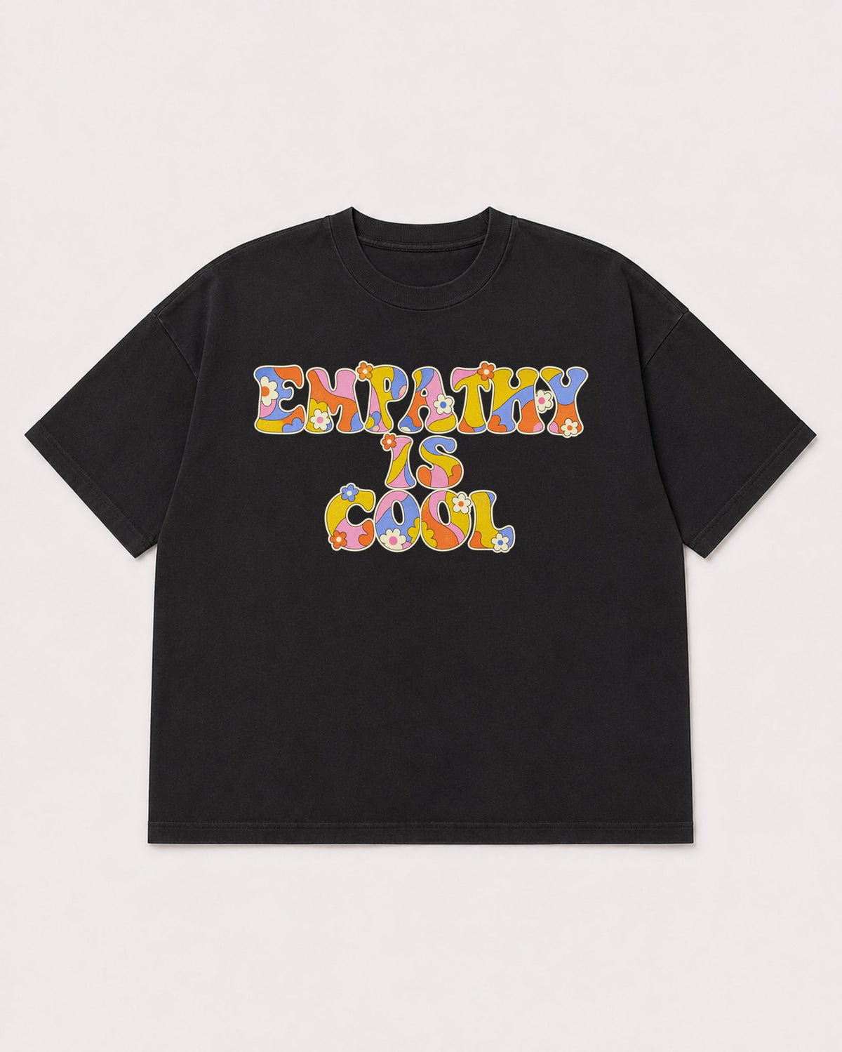 Mockup Boxy Heavyweight Tee Black product