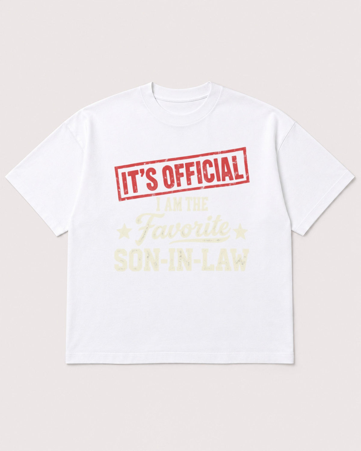 Mockup Boxy Heavyweight Tee White product