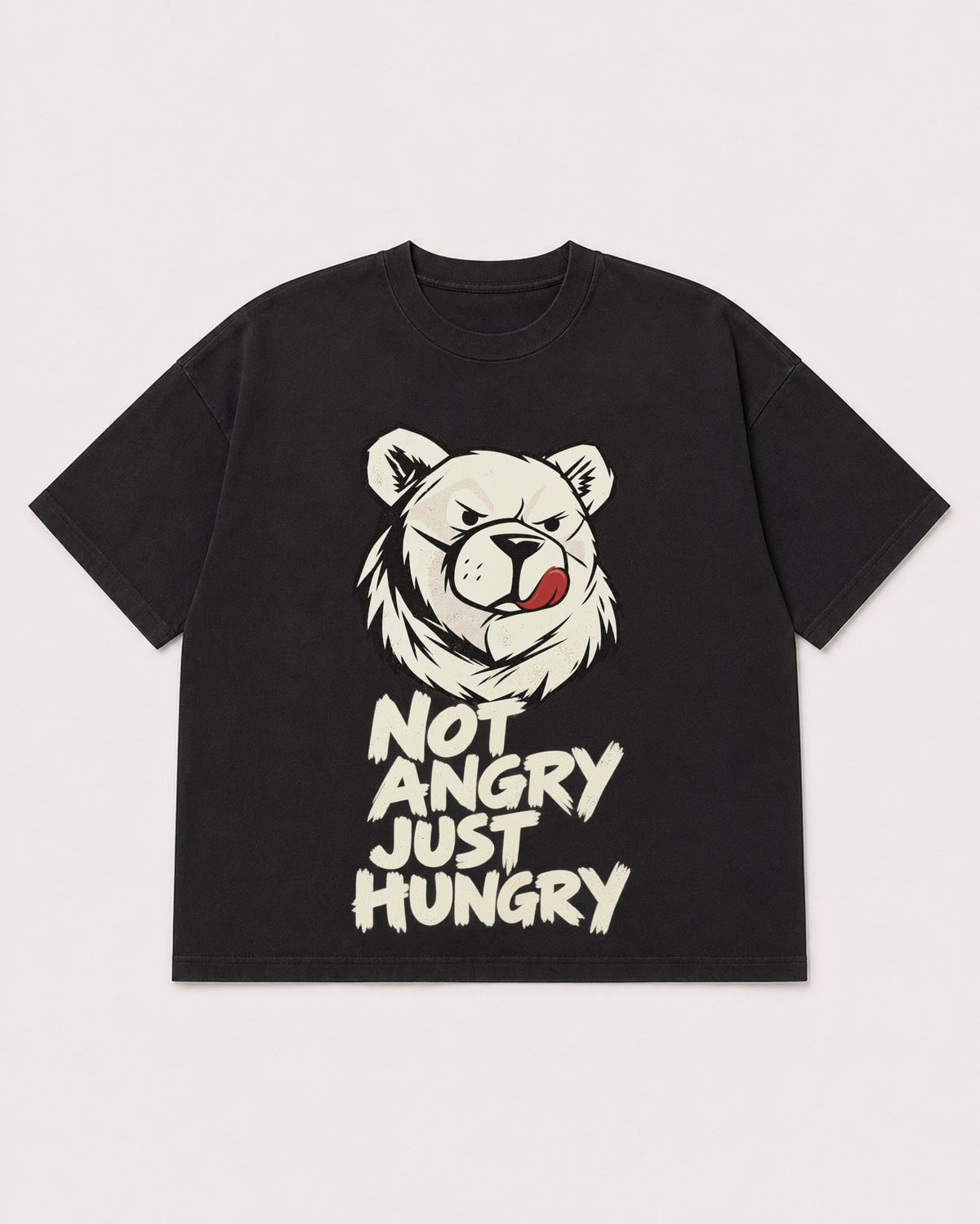 Mockup Boxy Heavyweight Tee Black product