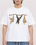 Mockup Boxy Heavyweight Tee White male close-up 03