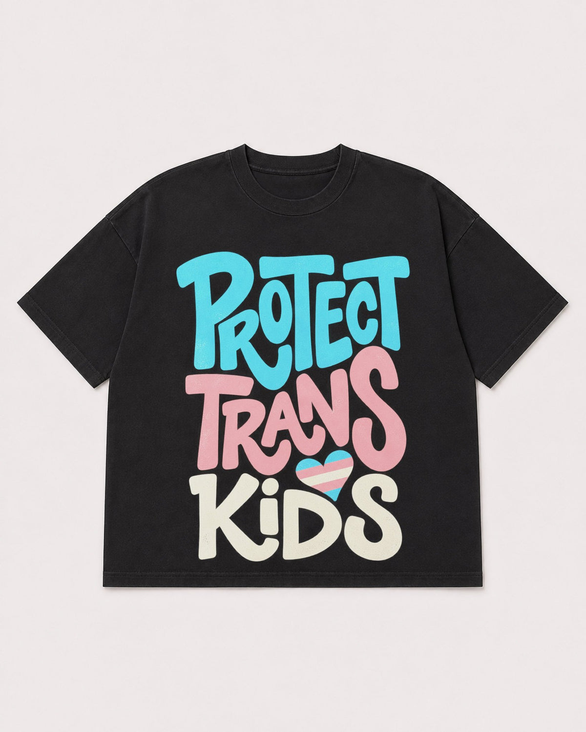 Mockup Boxy Heavyweight Tee Black product