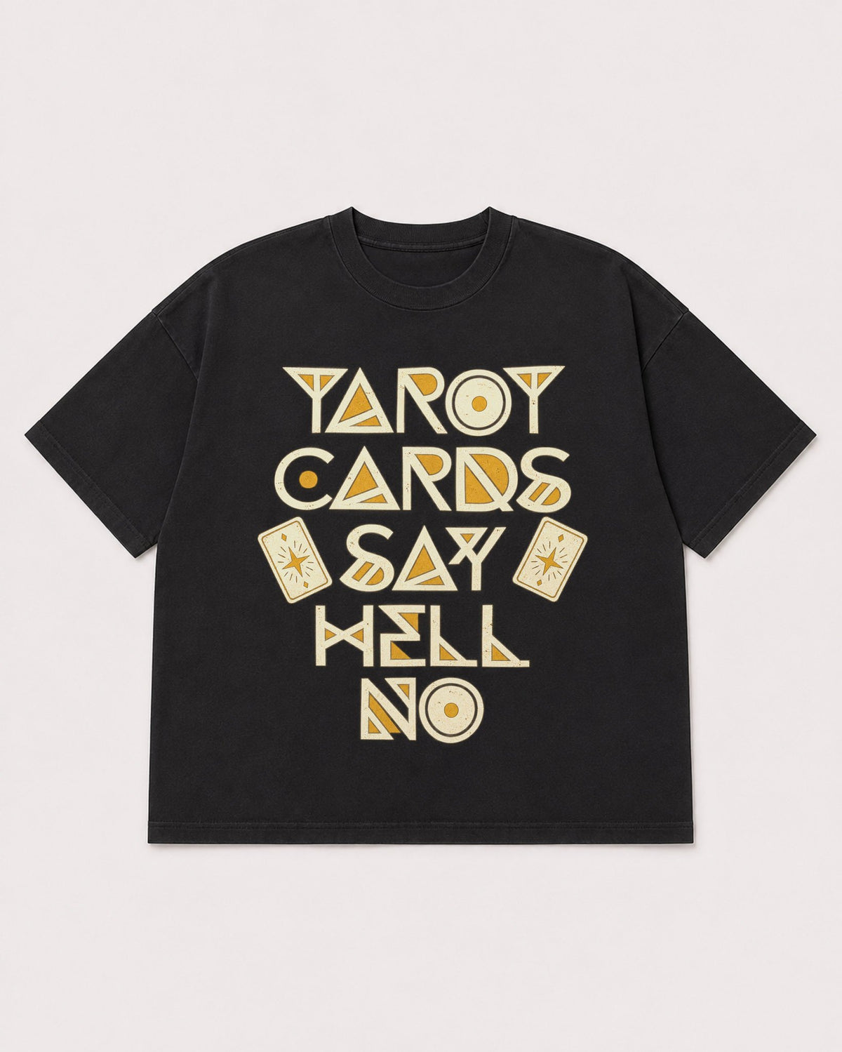 Mockup Boxy Heavyweight Tee Black product