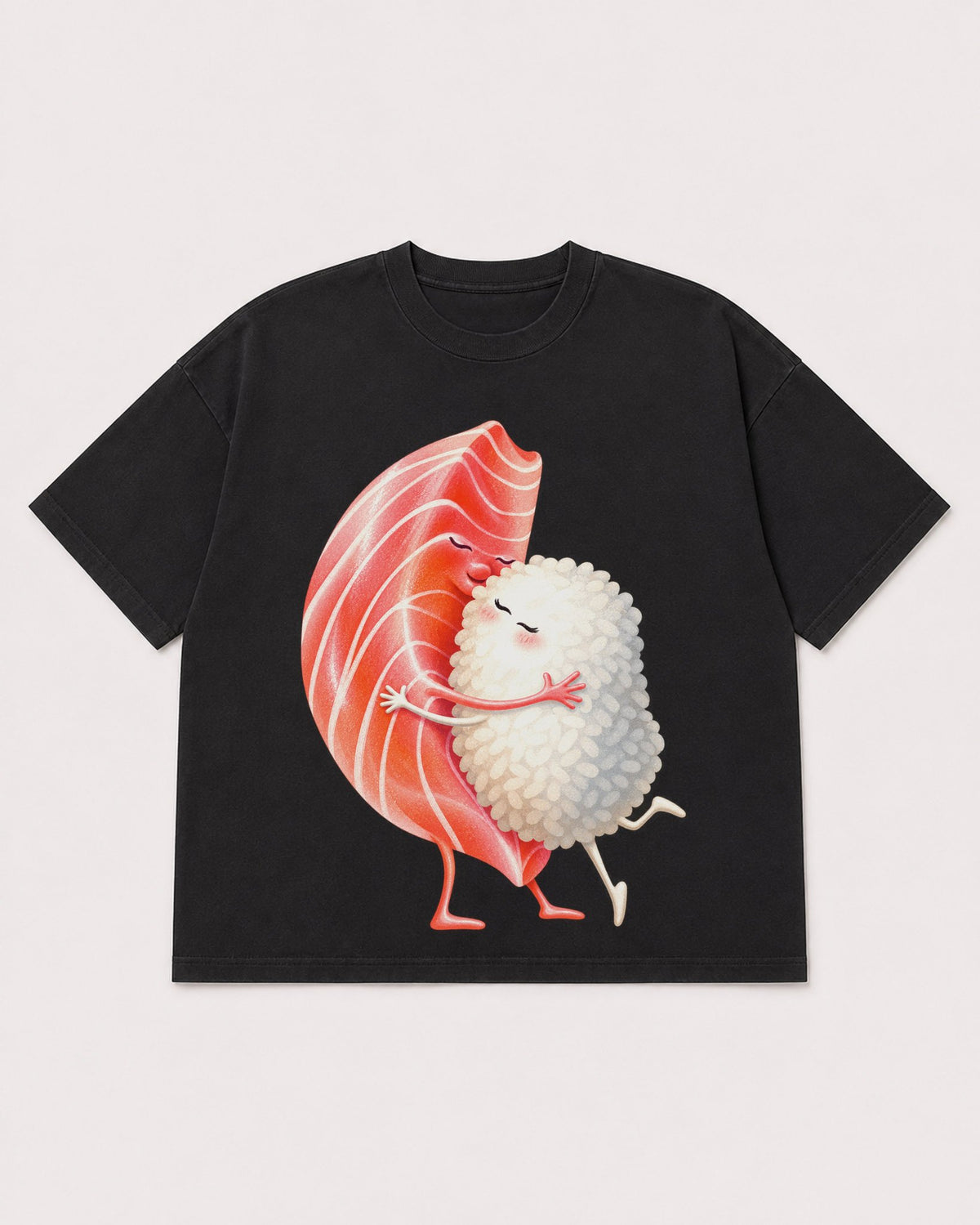 Mockup Boxy Heavyweight Tee Black product