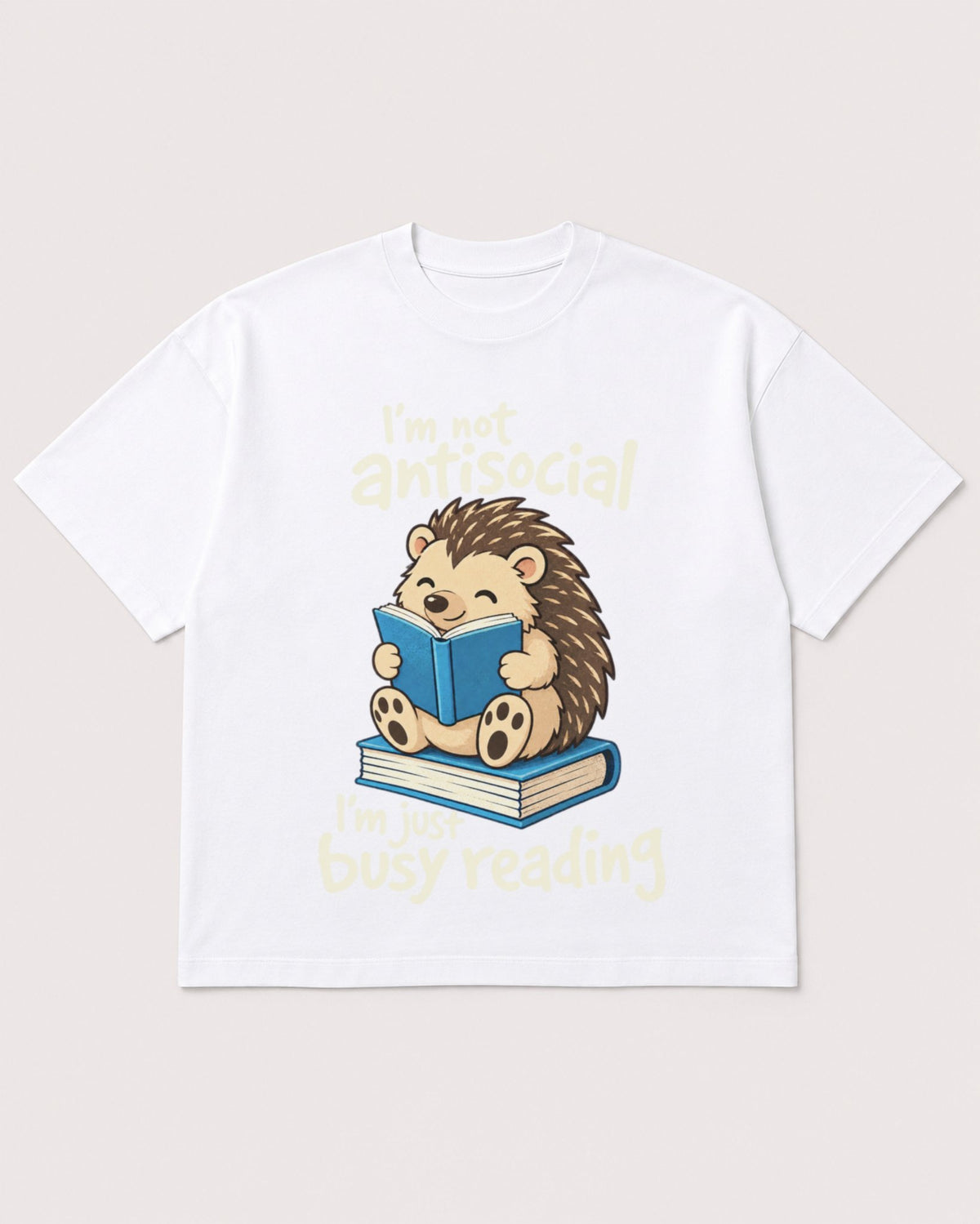 Mockup Boxy Heavyweight Tee White product