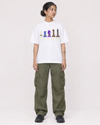 Mockup Boxy Heavyweight Tee White female full-body 12