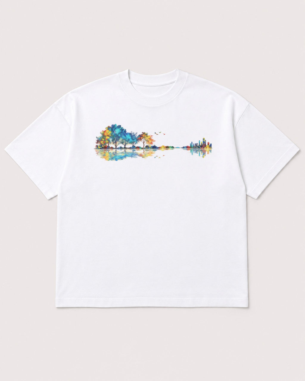 Mockup Boxy Heavyweight Tee White product