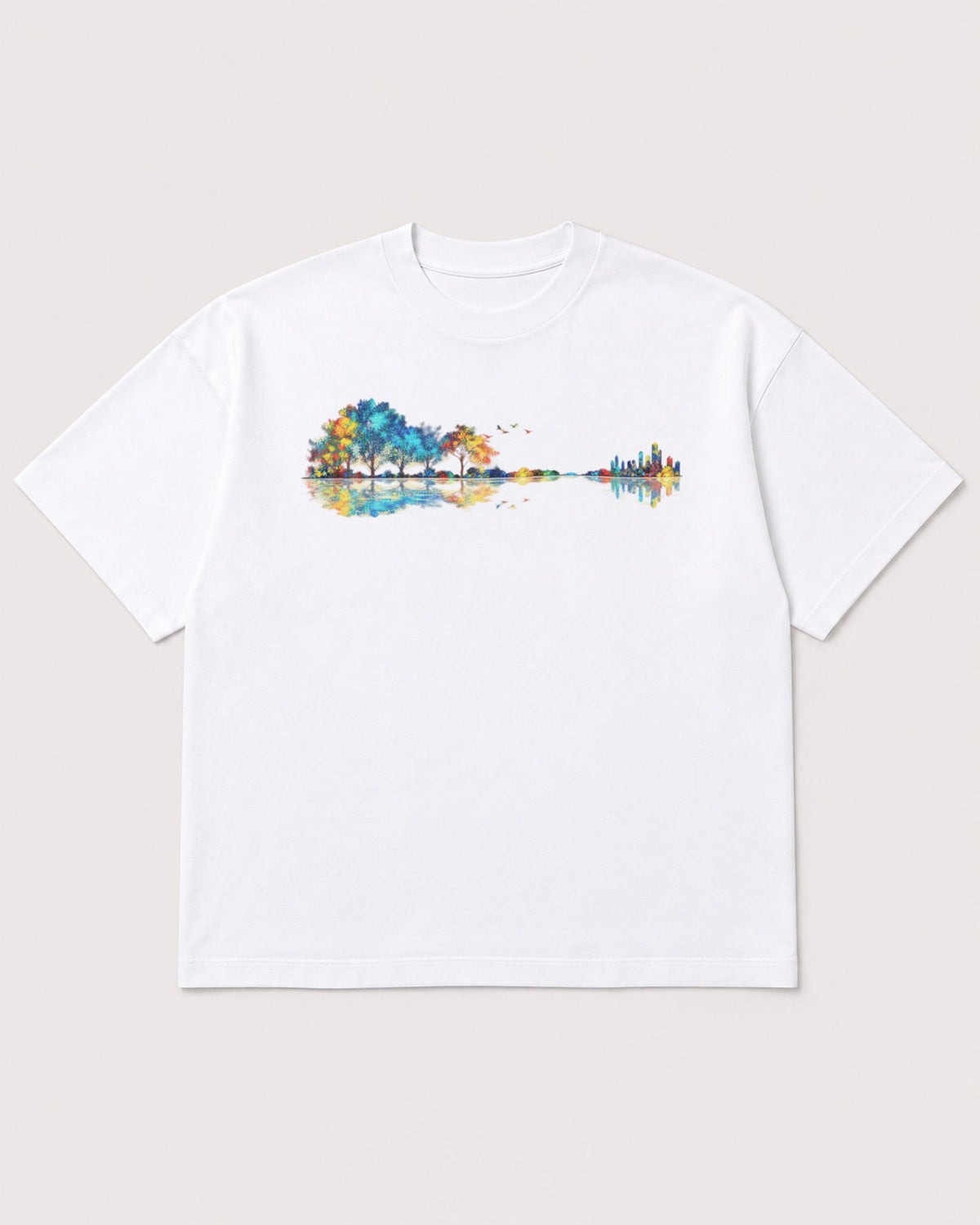 Mockup Boxy Heavyweight Tee White product