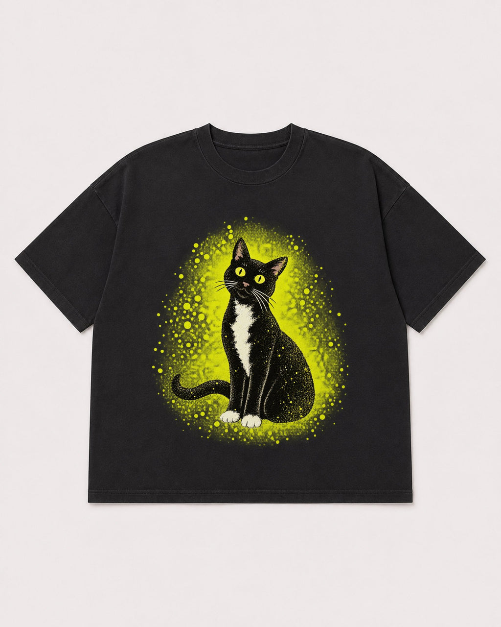Mockup Boxy Heavyweight Tee Black product