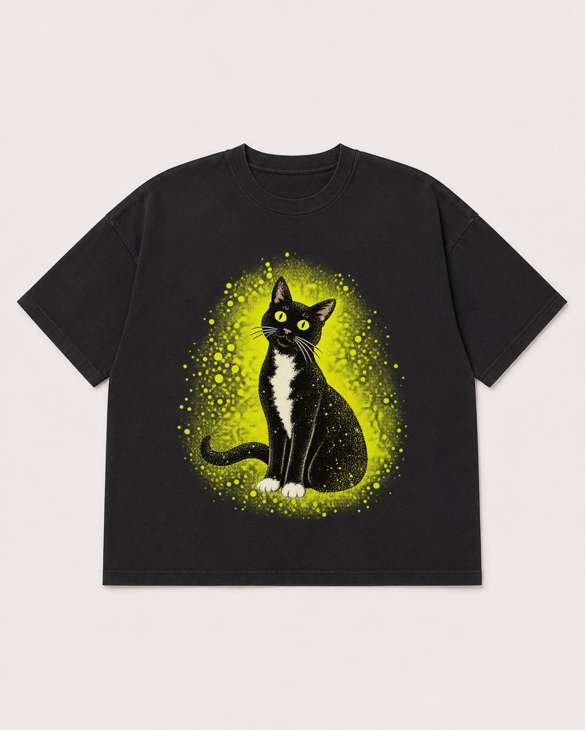 Mockup Boxy Heavyweight Tee Black product