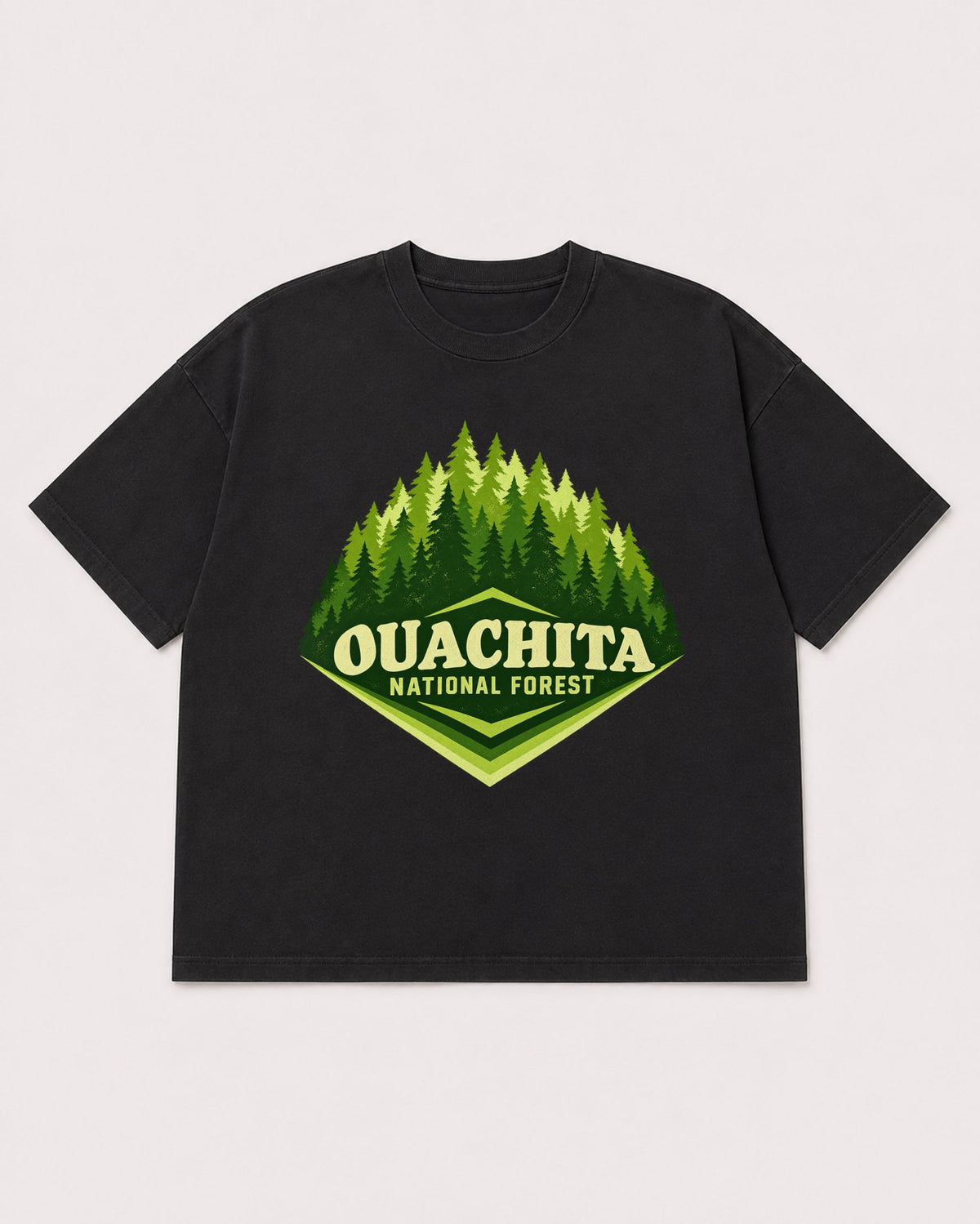 Mockup Boxy Heavyweight Tee Black product