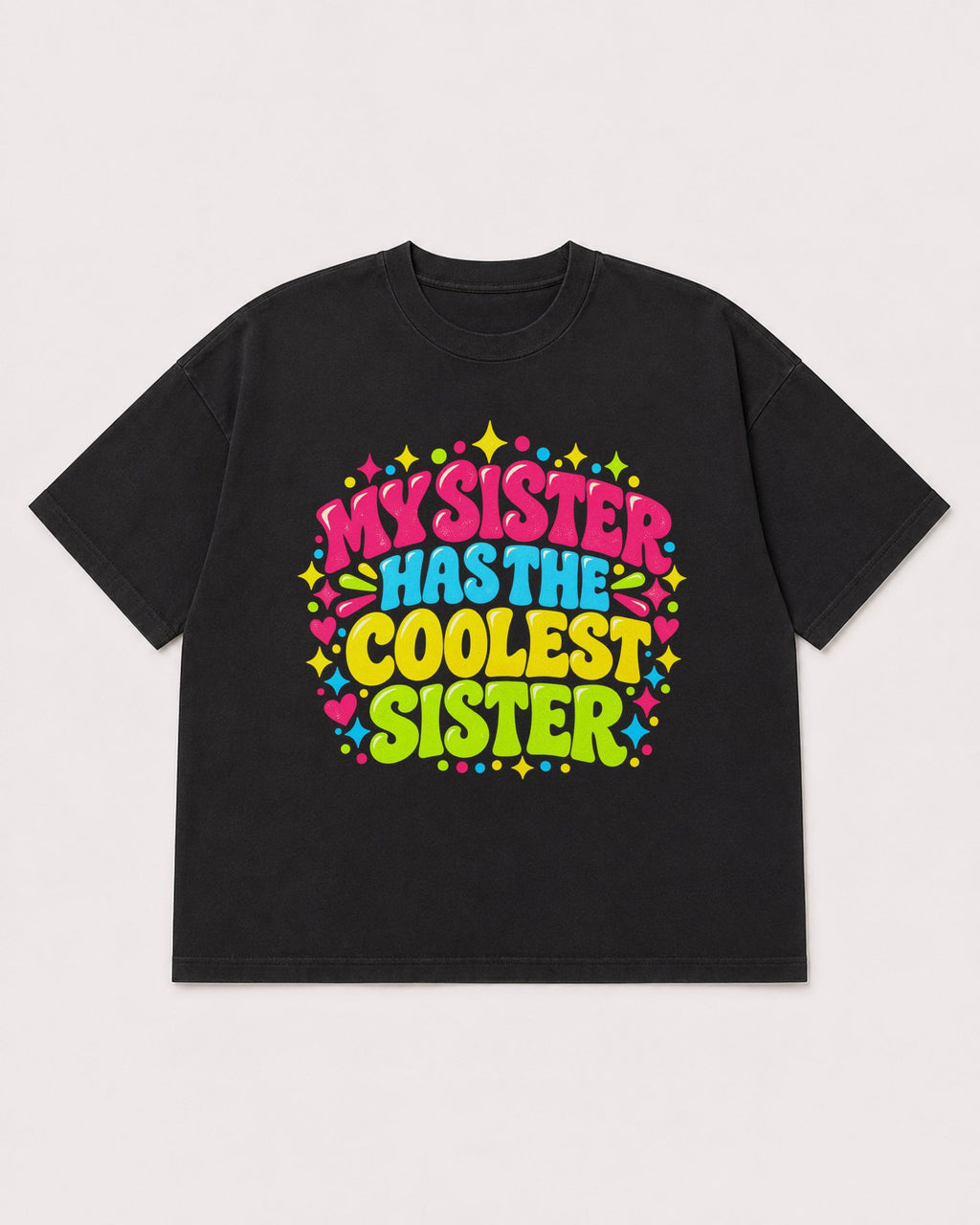 Mockup Boxy Heavyweight Tee Black product