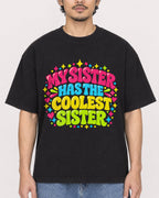 Mockup Boxy Heavyweight Tee Black male close-up 02