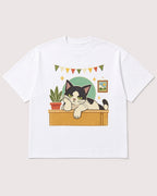 Mockup Boxy Heavyweight Tee White product