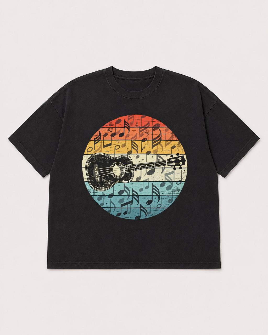 Mockup Boxy Heavyweight Tee Black product