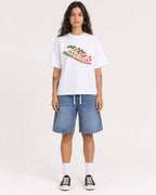 Mockup Boxy Heavyweight Tee White female full-body 06