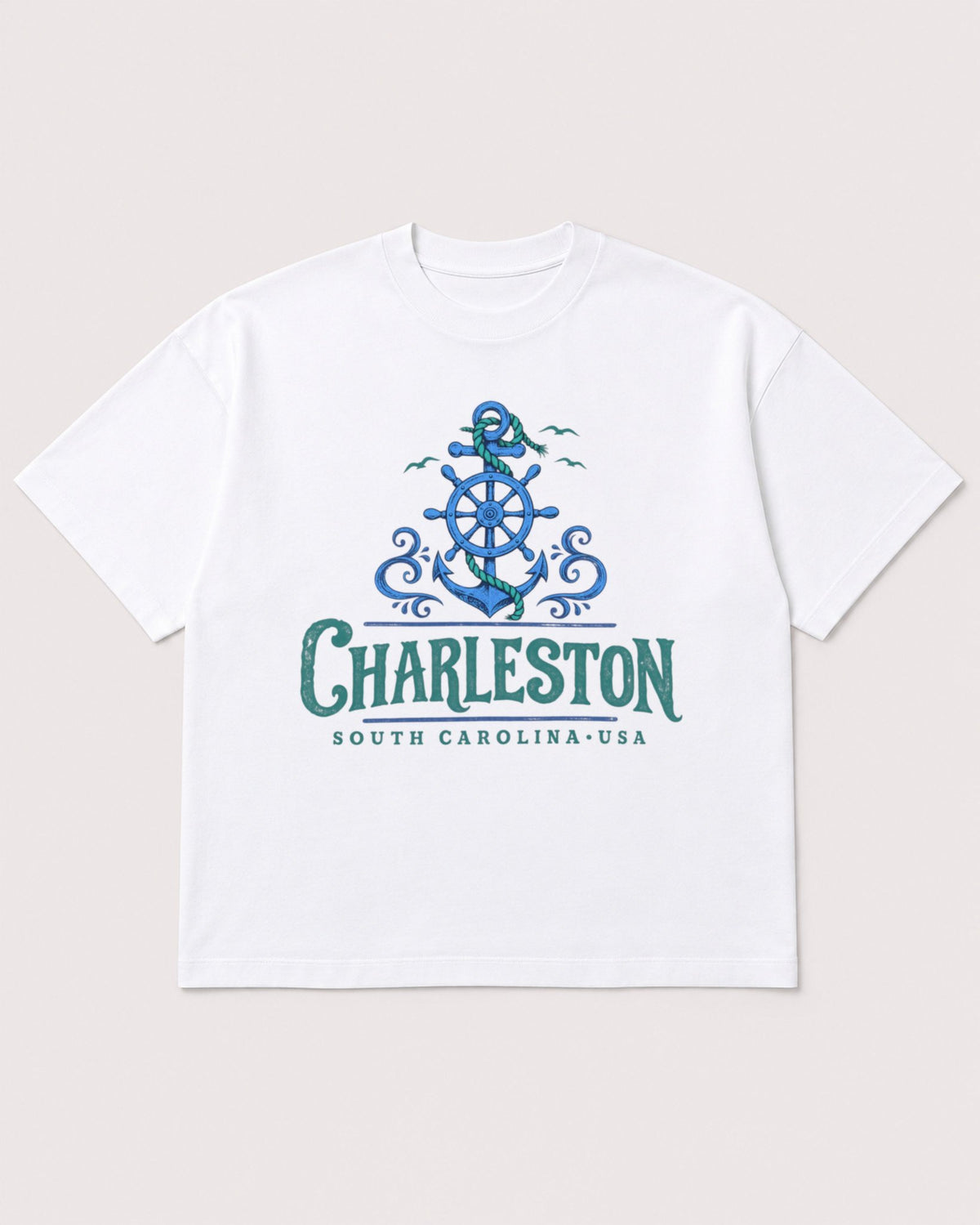 Mockup Boxy Heavyweight Tee White product