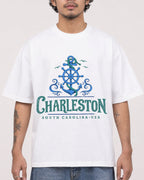 Mockup Boxy Heavyweight Tee White male close-up 42